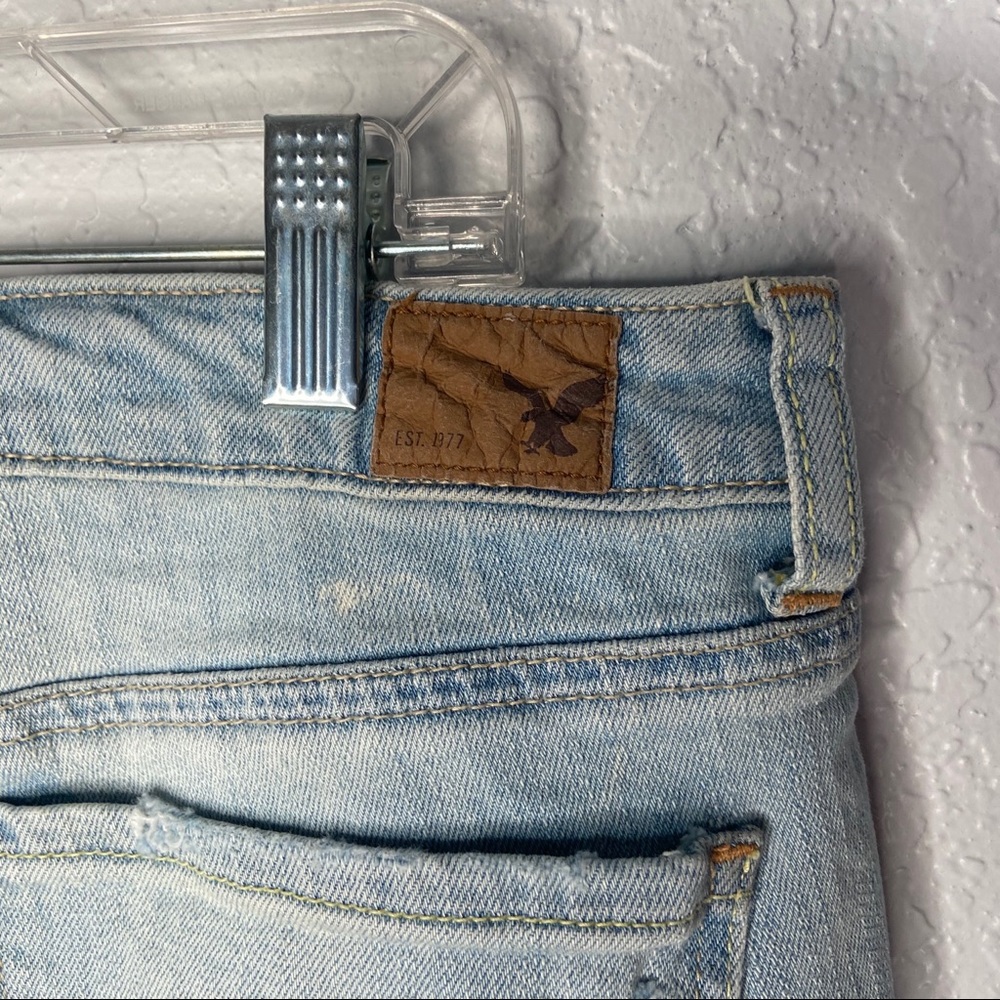 American Eagle Super Stretch Destroyed Jeans 10R - Picture 6 of 10